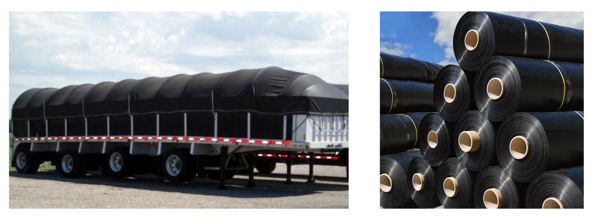 LDPE Black & Natural Color Tarpaulin
